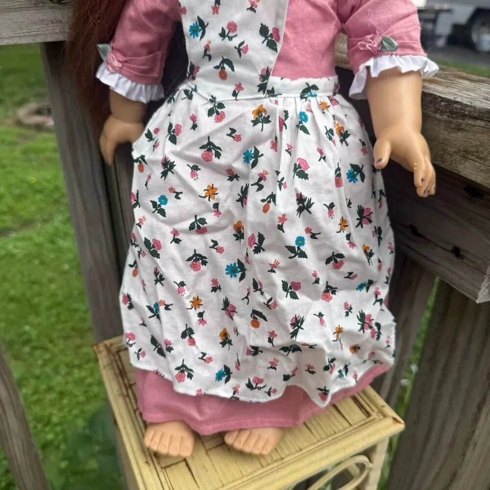 American Girl Felicity Spring Birthday Retired Dress/Apron